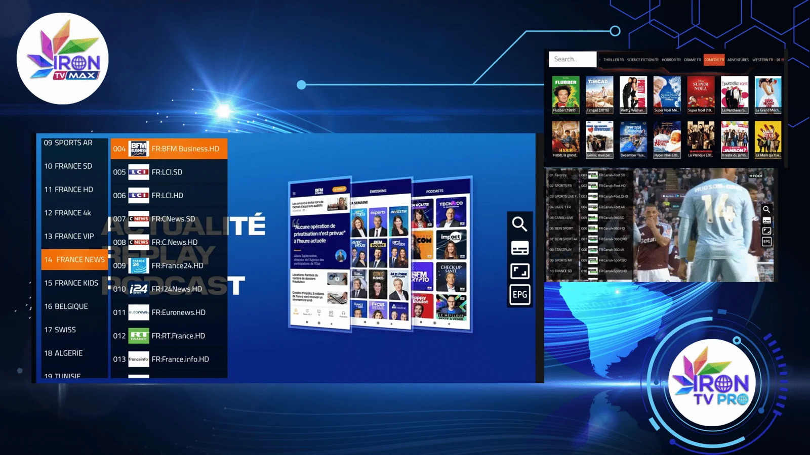 iron max tv