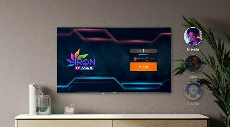 Iron TV Max IPTV application interface abonnement IPTV 2026