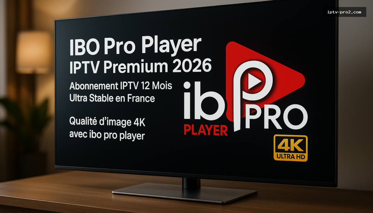 Qualité d’image 4K avec ibo pro player - IBO Pro Player IPTV Premium 2026 – Abonnement IPTV 12 Mois Ultra Stable en France