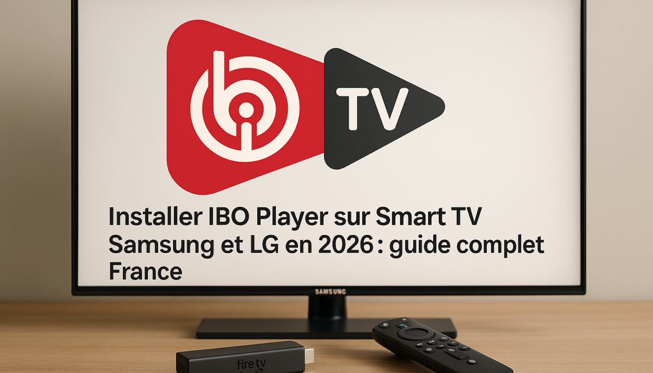Installer IBO Player sur Smart TV Samsung et LG en 2026 : guide complet France - Installer IBO Player sur Smart TV Samsung et LG en 2026 : guide complet France