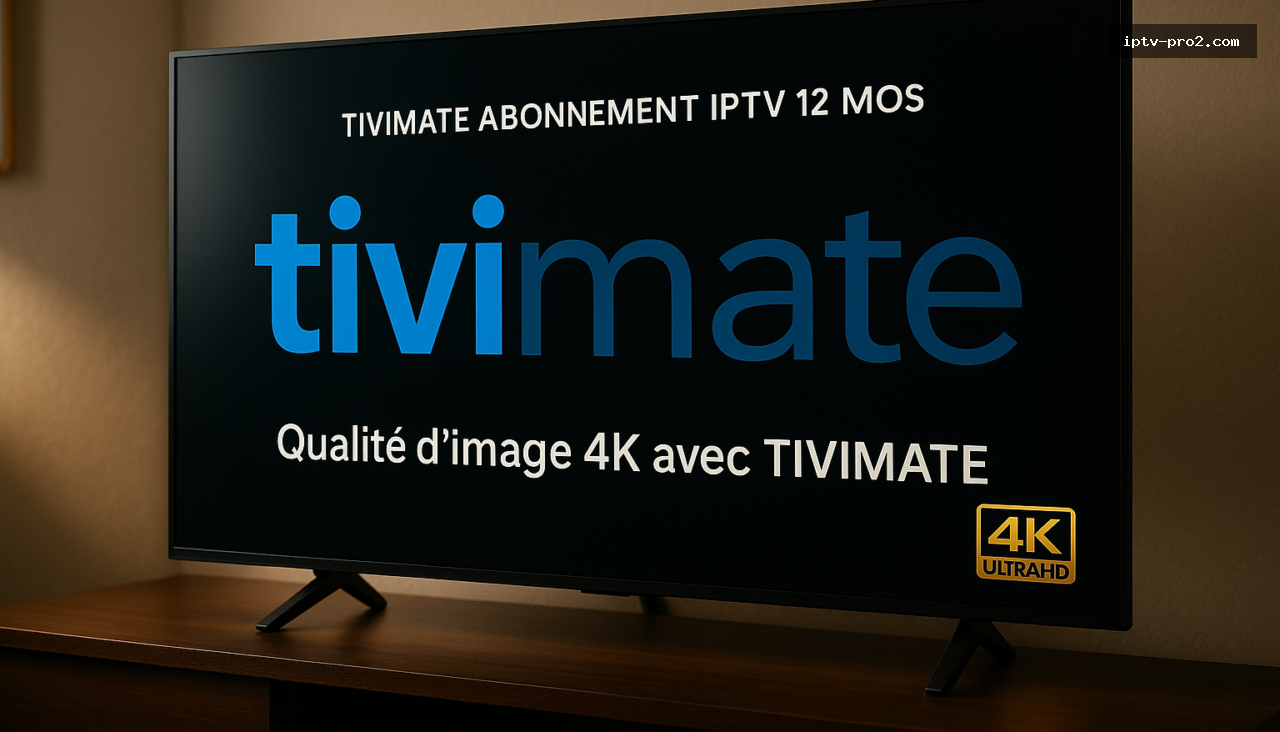 Qualité d’image 4K avec TIVIMATE - TIVIMATE ABONNEMETN IPTV 12 MOIS