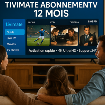 Image produit premium - TIVIMATE ABONNEMETN IPTV 12 MOIS